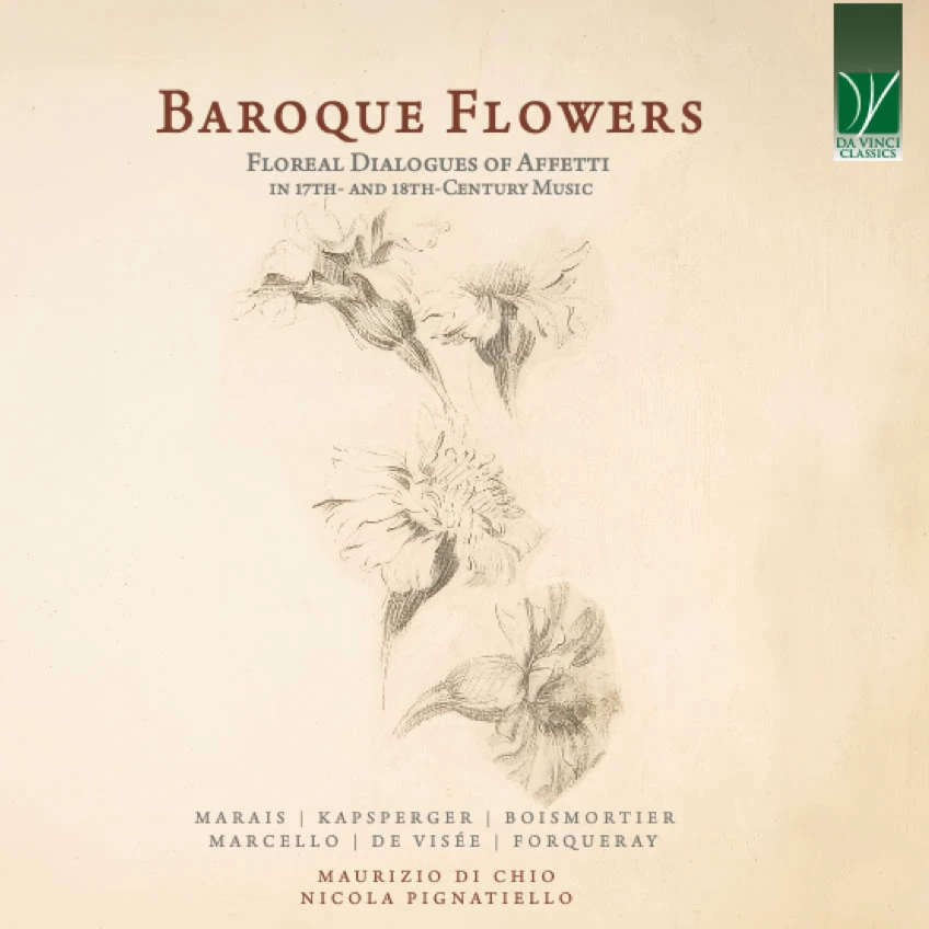 Baroque Flowers — copertina Da Vinci Classics